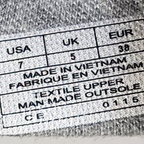 Sanuk Grey Black Ella Slip On Cushion Insole Stretch Fabric Yoga Sling Sandal 7 - Picture 15 of 16